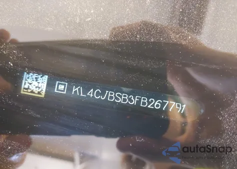 2015 Buick Encore Convenience из США, поврежденный, VIN KL4CJBSB3FB267791